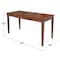 International Concepts Writing Desk with Drawer, Large 26 in D X 26 H, 30 W X Hardwood, Espresso OF581-42 - alternate 4